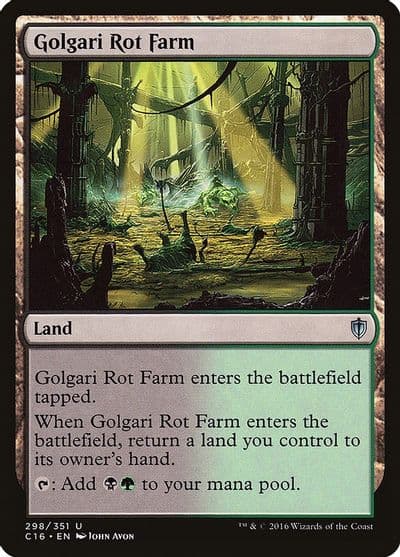 Golgari Rot Farm Commander 2016 Magic card