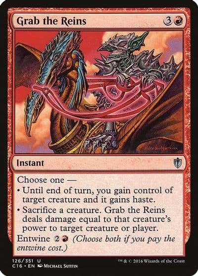 Grab the Reins Commander 2016 Magic card