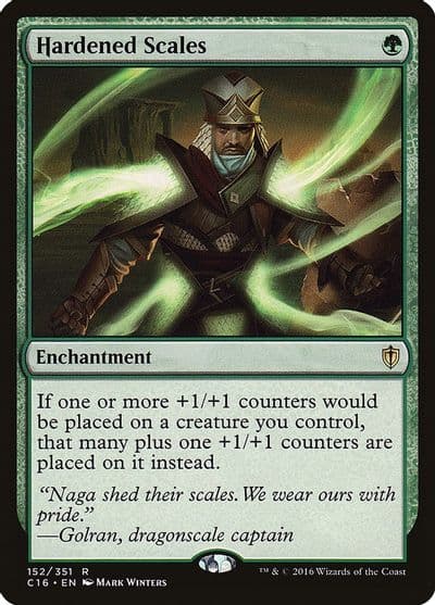 Hardened Scales Commander 2016 Magic card