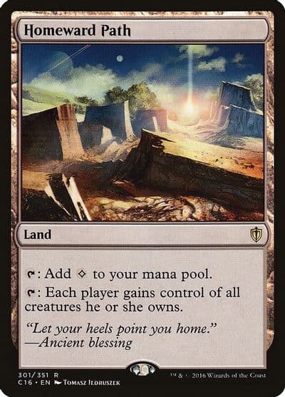 Homeward Path Commander 2016 Magic card
