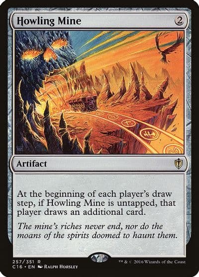 Howling Mine Commander 2016 Magic card