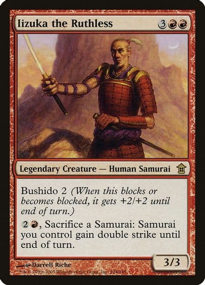 Iizuka the Ruthless Saviors of Kamigawa Magic card