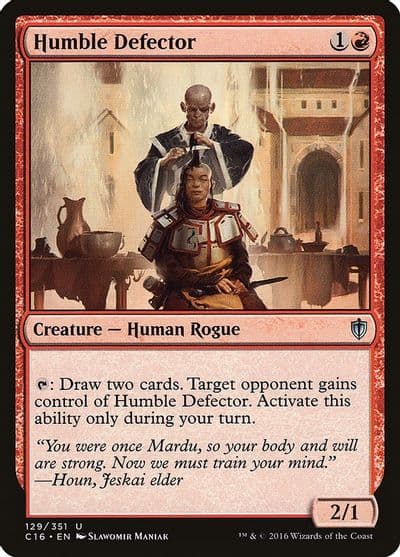 Humble Defector Commander 2016 Magic card