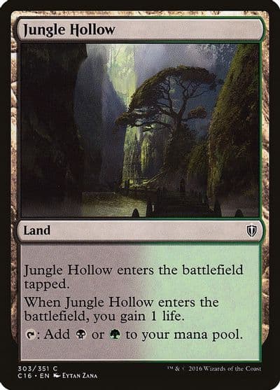 Jungle Hollow Commander 2016 Magic card