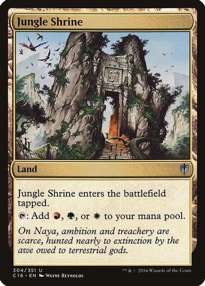 Jungle Shrine Commander 2016 Magic card