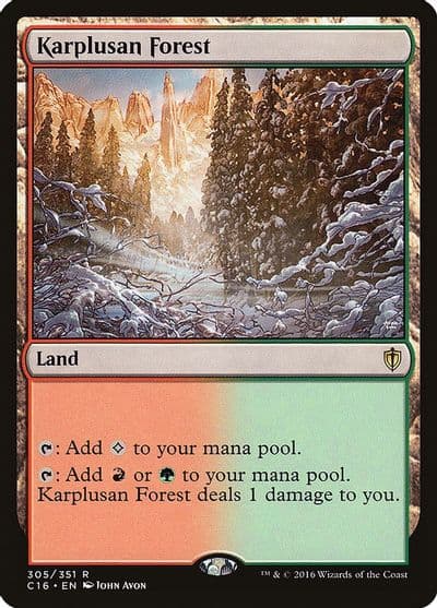 Karplusan Forest Commander 2016 Magic card