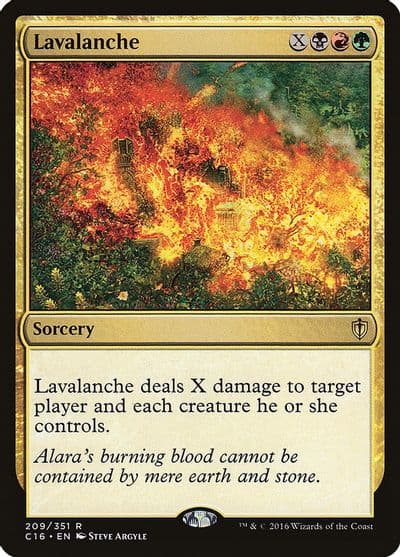 Lavalanche Commander 2016 Magic card