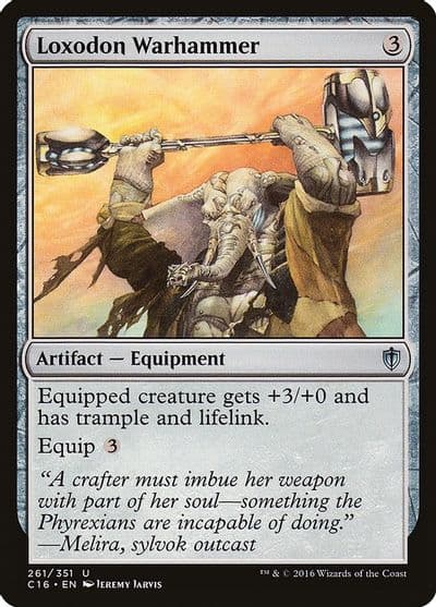 Loxodon Warhammer Commander 2016 Magic card
