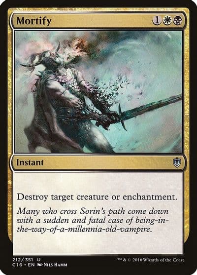 Mortify Commander 2016 Magic card