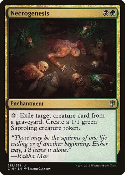 Necrogenesis Commander 2016 Magic card