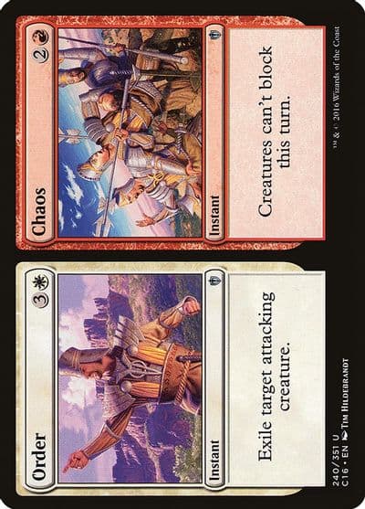 Order Chaos Commander 2016 Magic card