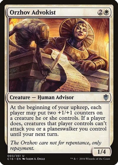 Orzhov Advokist Commander 2016 Magic card