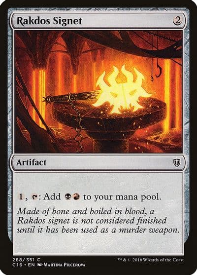 Rakdos Signet Commander 2016 Magic card