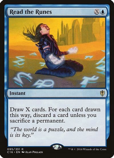Read the Runes Commander 2016 Magic card