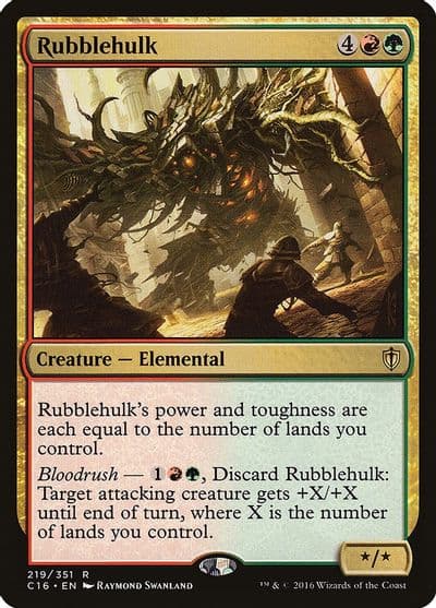 Rubblehulk Commander 2016 Magic card