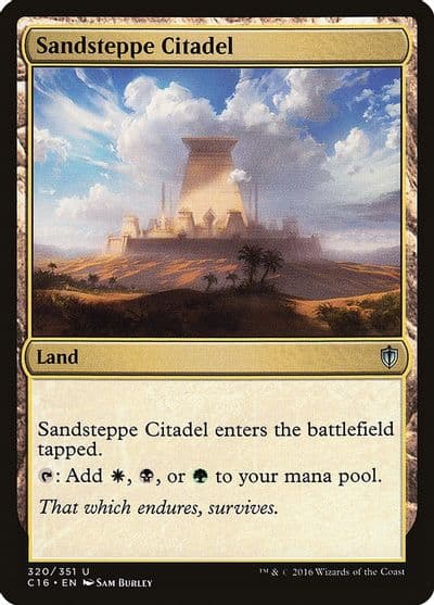 Sandsteppe Citadel Commander 2016 Magic card