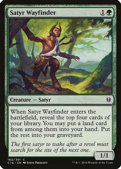 Satyr Wayfinder Commander 2016 Magic card