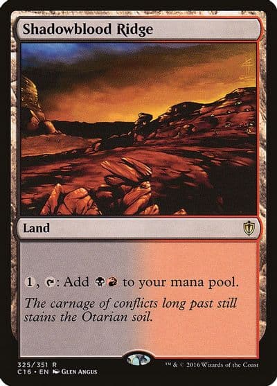 Shadowblood Ridge Commander 2016 Magic card