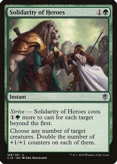 Solidarity of Heroes Commander 2016 Magic card