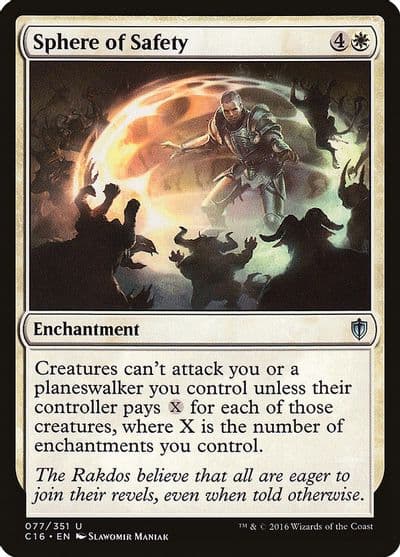 Sphere of Safety Commander 2016 Magic card