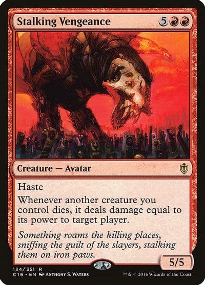 Stalking Vengeance Commander 2016 Magic card