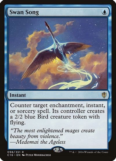 Swan Song Commander 2016 Magic card