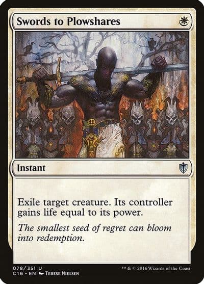 Swords to Plowshares Commander 2016 Magic card