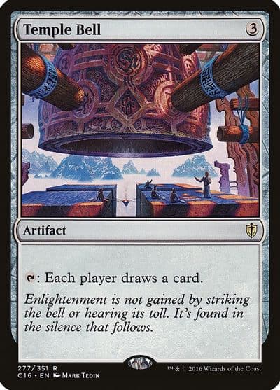 Temple Bell Commander 2016 Magic card