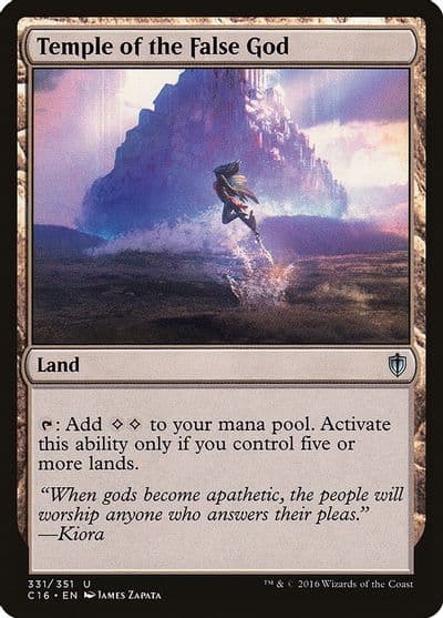 Temple of the False God Commander 2016 Magic card