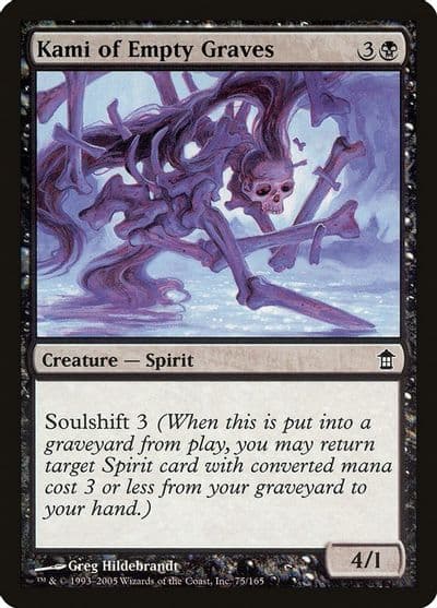 Kami of Empty Graves Saviors of Kamigawa Magic card