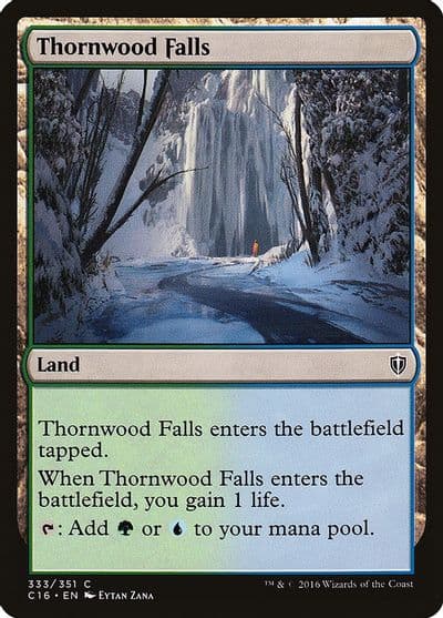 Thornwood Falls Commander 2016 Magic card