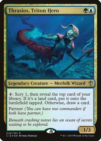 Thrasios Triton Hero Commander 2016 Magic card