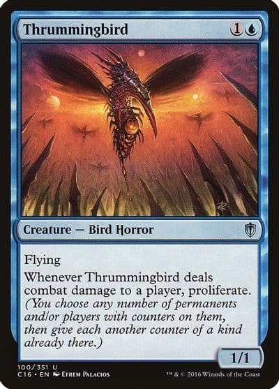 Thrummingbird Commander 2016 Magic card