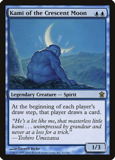 Kami of the Crescent Moon Saviors of Kamigawa Magic card