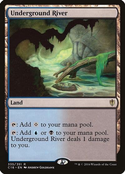 Underground River Commander 2016 Magic card