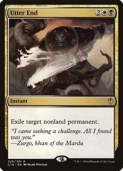 Utter End Commander 2016 Magic card
