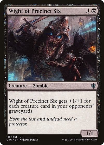 Wight of Precinct Six Commander 2016 Magic card