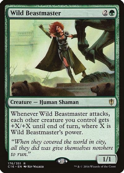 Wild Beastmaster Commander 2016 Magic card