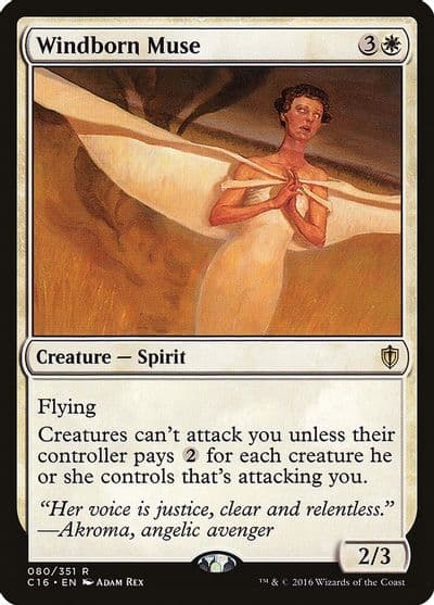 Windborn Muse Commander 2016 Magic card