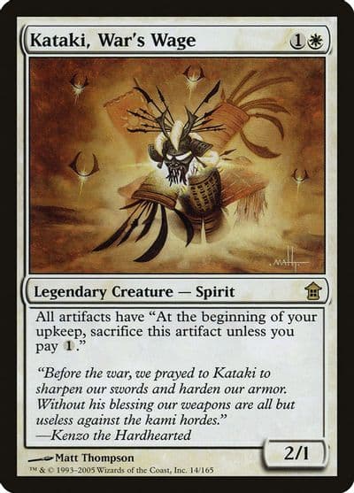 Kataki Wars Wage Saviors of Kamigawa Magic card