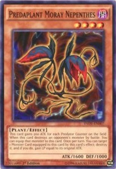 Predaplant Moray Nepenthes Invasion: Vengeance Yu-Gi-Oh! card