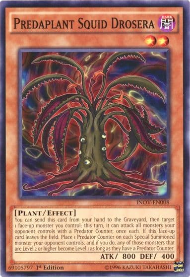 Predaplant Squid Drosera Invasion: Vengeance Yu-Gi-Oh! card