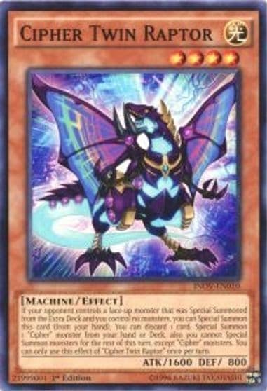 Cipher Twin Raptor Invasion: Vengeance Yu-Gi-Oh! card