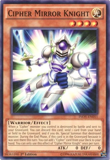 Cipher Mirror Knight Invasion: Vengeance Yu-Gi-Oh! card