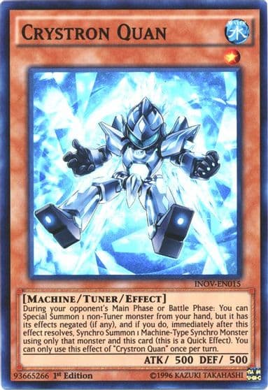 Crystron Quan Invasion: Vengeance Yu-Gi-Oh! card