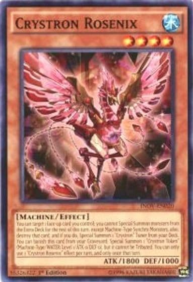 Crystron Rosenix Invasion: Vengeance Yu-Gi-Oh! card