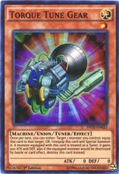 Torque Tune Gear Invasion: Vengeance Yu-Gi-Oh! card