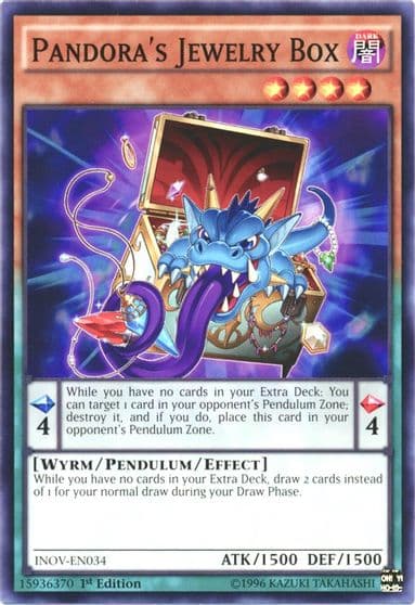 Pandoras Jewelry Box Invasion: Vengeance Yu-Gi-Oh! card