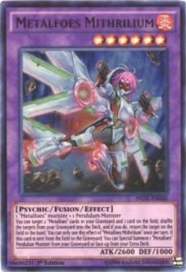 Metalfoes Mithrilium Invasion: Vengeance Yu-Gi-Oh! card