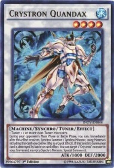 Crystron Quandax Invasion: Vengeance Yu-Gi-Oh! card